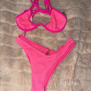 Vibrant Pink Bikini Set